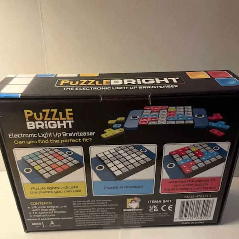 - Puzzle Bright - Interactive Light-Up Brain Teaser with 300+ Challenges